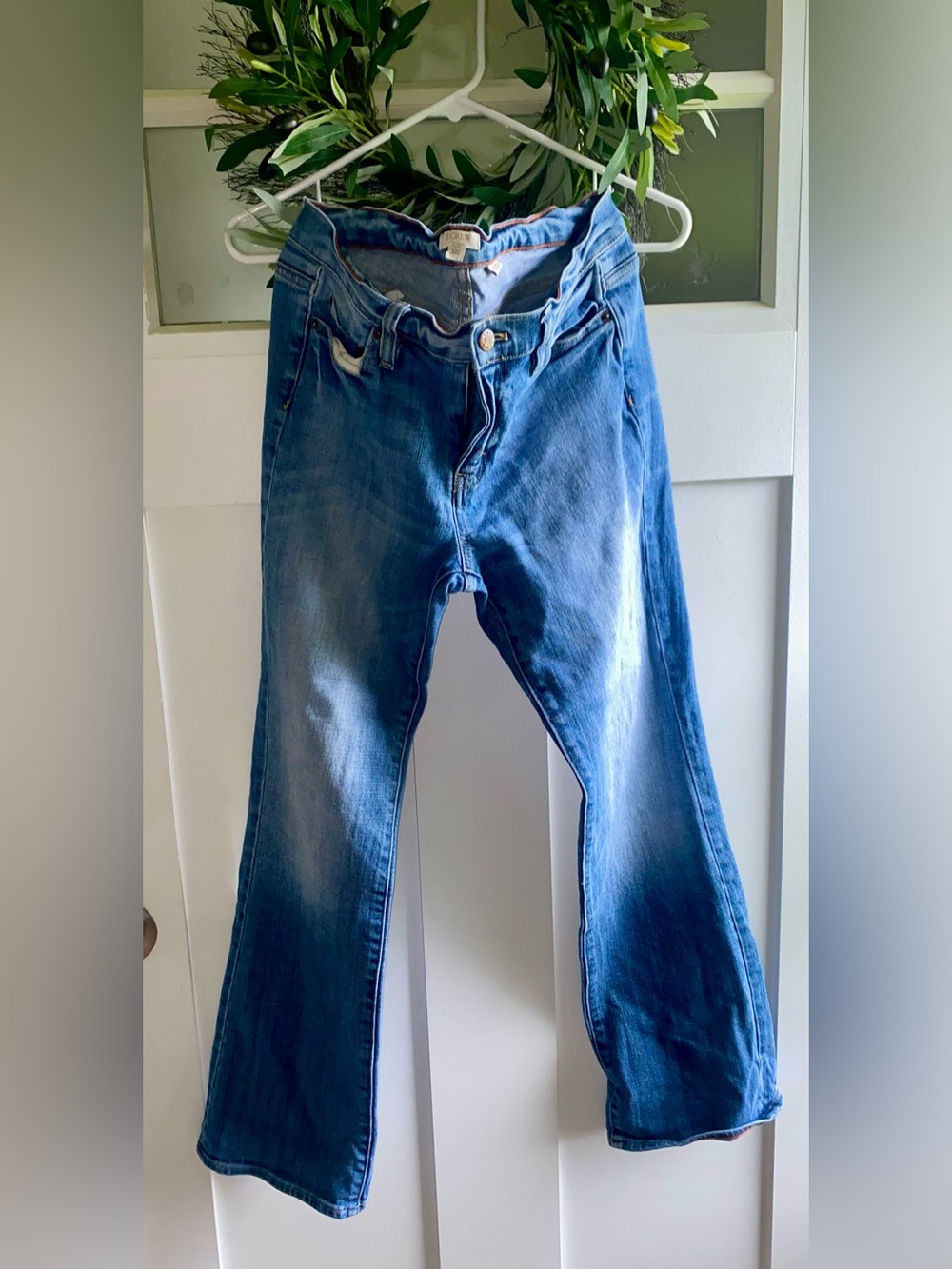 J. Crew Women's Blue Stretch Bootcut Jeans